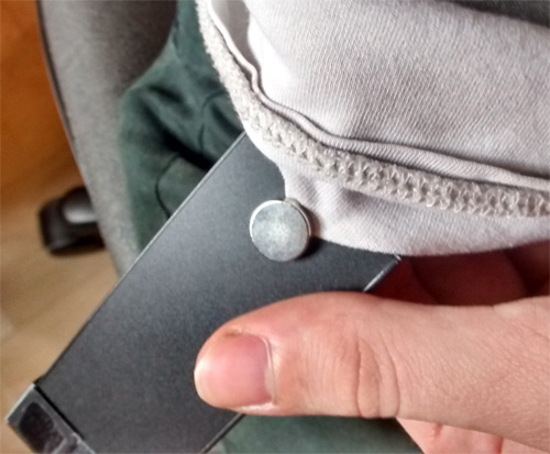 Clipping SS onto a teeshirt